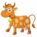 Sticker mural - Vache