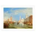 Póster Turner - Venecia, Dogana y S. Giorgio Maggiore