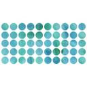 Muursticker set stippen - Turquoise (50 stickers)