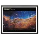 Póster Telescopio James Webb - Brújula de la nebulosa Carina