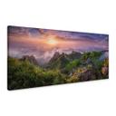 Lienzo Seo - Paisaje de montaña verde - Panorama