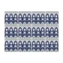 Azulejos Adhesivos Flores de Savar - Azul y blanco - Lote de 12