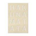Cuadro decorativo de álamo - Tablero Hakuna Matata