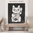 Fotomural Maneki Neko - El gato de la suerte | Winkekatze - KsanaKalpa