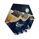 Hexagon Dibond Stjernehimmel om vinteren - SpaceFrog Designs