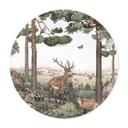 Póster Kikki Belle - Animales autóctonos en el bosque - Redondo