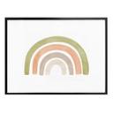 Póster Nouveauprints - Arco iris acuarela