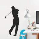 Golf spiller 2 wallsticker
