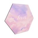 Hexagon Dibond Lover - inspireret af Taylor Swift