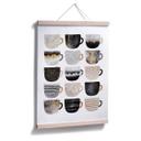 Frederiksson Plakat - Black & Gold Coffee Cups