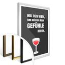 Poster Hol den Wein, wir müssen über Gefühle reden