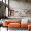 Industrial IndustryHall tapet i brungrå - non-woven tapet Designwalls 2 - 2,55 x 3,5 m