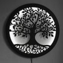 Décoration lumineuse LED en MDF - Arbre avec racines