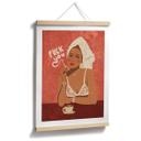 Póster Vete a la mierda - Café con cigarrillo - Oltmanns