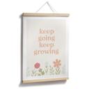 Plakat Keep going keep growing | Mindset-plakat med motiverende slogan