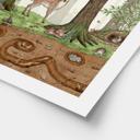 Póster para la guardería - Objetos ocultos animales del bosque - Kikki Belle