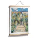Póster Monet - El jardín de Monet en Vétheuil