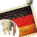 Poster - Mur drapeau allemand