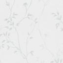 Papel pintado menta blanca enredadera floral - Papel pintado no tejido con un delicado motivo de hojas 