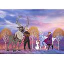 Non-woven tapet - Frozen Autumn Forest - 400 x 280 cm