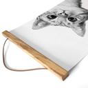 Lienzo, Póster de tela para colgar Graves - Sneaky Cat