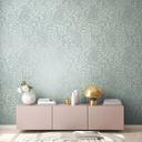Papel pintado hojas azul plata floral no tejido papel pintado palmera papel pintado dormitorio