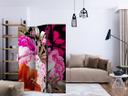 Screen room divider - Frodig sommer, 3-delt