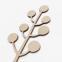 Décoration en bois MDF Bouquet de Fleurs (3 parties) Hauteur 30 cm