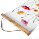 Póster de tela de flores - Amapolas de colores - Disher