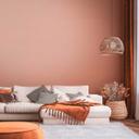 ensfarvet tekstureret peel and stick tapet rød orange - tapet med stoflook