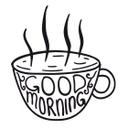 Good Morning Cup - wallsticker