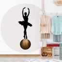 Fototapet - Rundt Kubistika - Prima Ballerina - vliesetapet/selvklæbende non-woven tapet