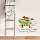 Wallsticker -  Your speed doesn't matter...