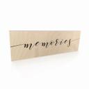 Houten Bordje - Memories