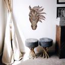 Muursticker Metallic Paard