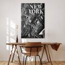 Akrylbillede Martin - Brandtrappe i New York