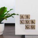Dekorative bogstaver - Scrabble - Vintage