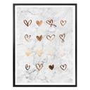 Póster look cobre - corazones