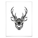 Plakat - Origami hjort 