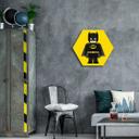Hexagon - Alu-Dibond - Gomes - Batman legetøj