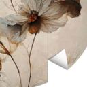 Fotomural floral | flores secas - elegancia de la fugacidad - Treechild - Redondo - Papel pintado au