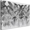 Canvasbillede, Grå bananblade