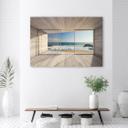 Canvasbillede, Havudsigt fra vinduet