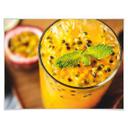 Póster de fruta de la pasión fresca