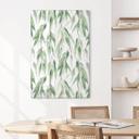 Glasbillede - Grene med grønne blade - UN Designs