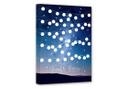 Tableau sur toile Etoiles de nuit + texte au choix