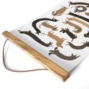 Tekstil plakat Legende gravhunde - Illustration af hund - Melin