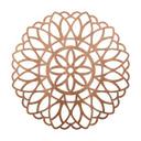 Decoración en madera caoba - Mandala Flor de la Vida - Redondo