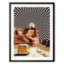 Póster Roadtrip - Viaje a la luna - Taudalpoi