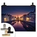 Póster García - Atardecer en Brujas